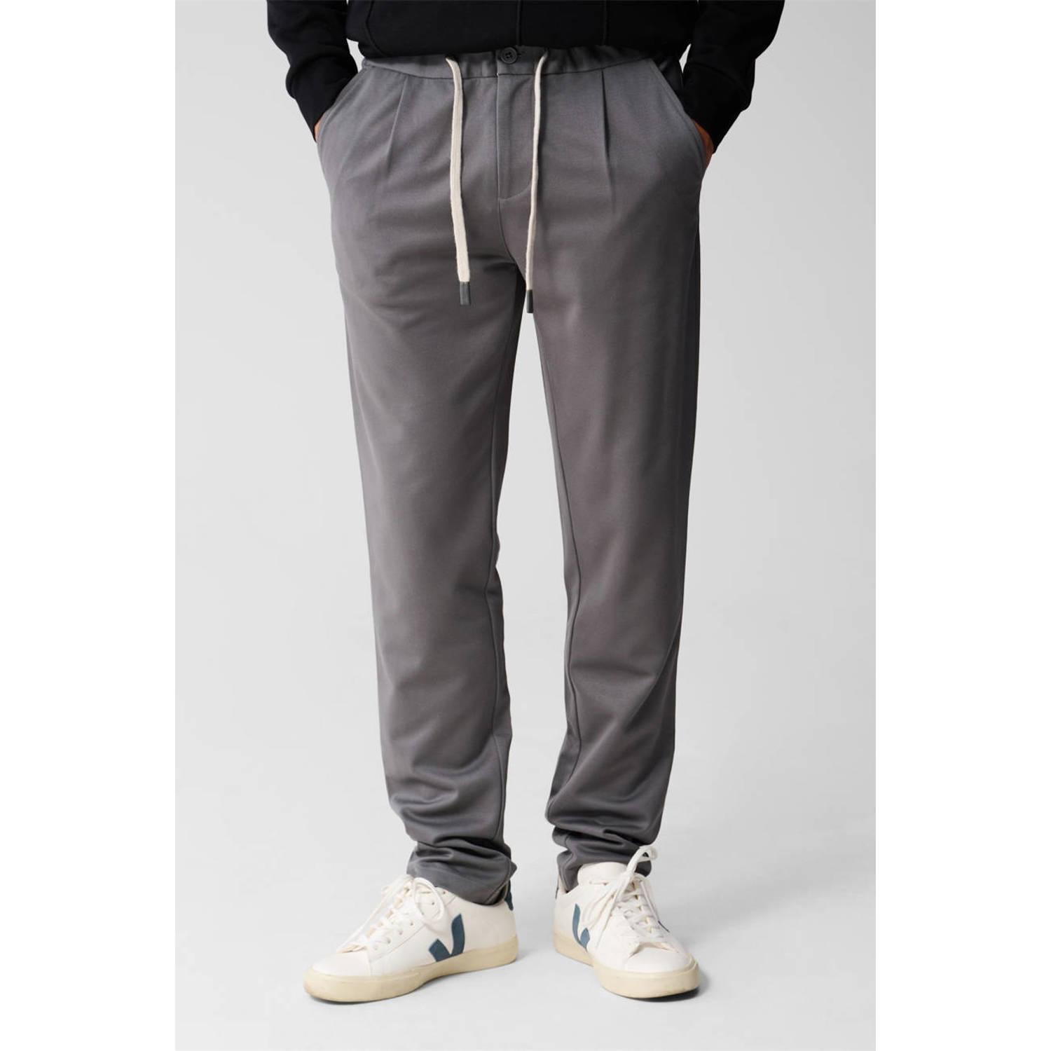 Shoeby tapered casual broek groen