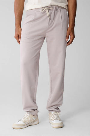 tapered casual broek grijs