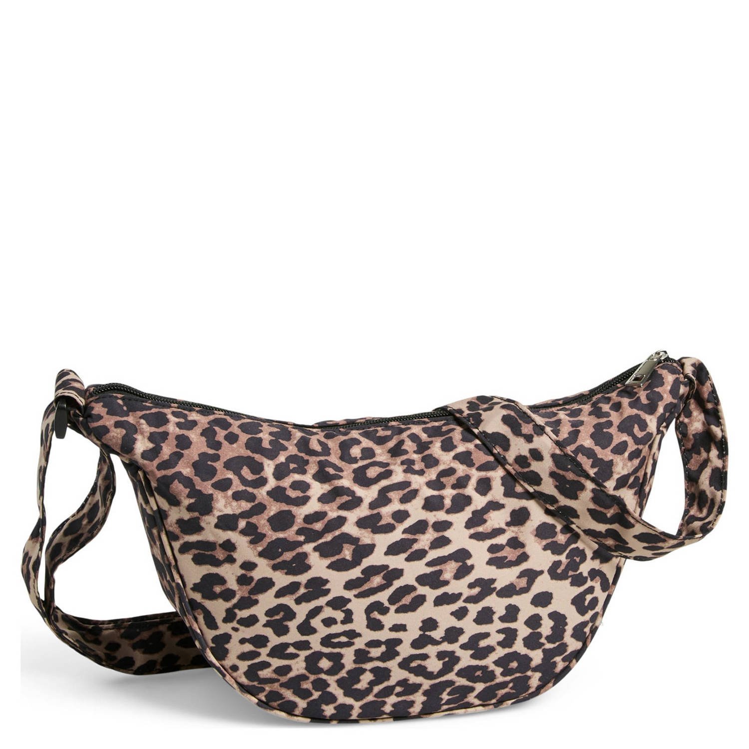 PIECES crossbody tas PCAMANDA met panterprint bruin