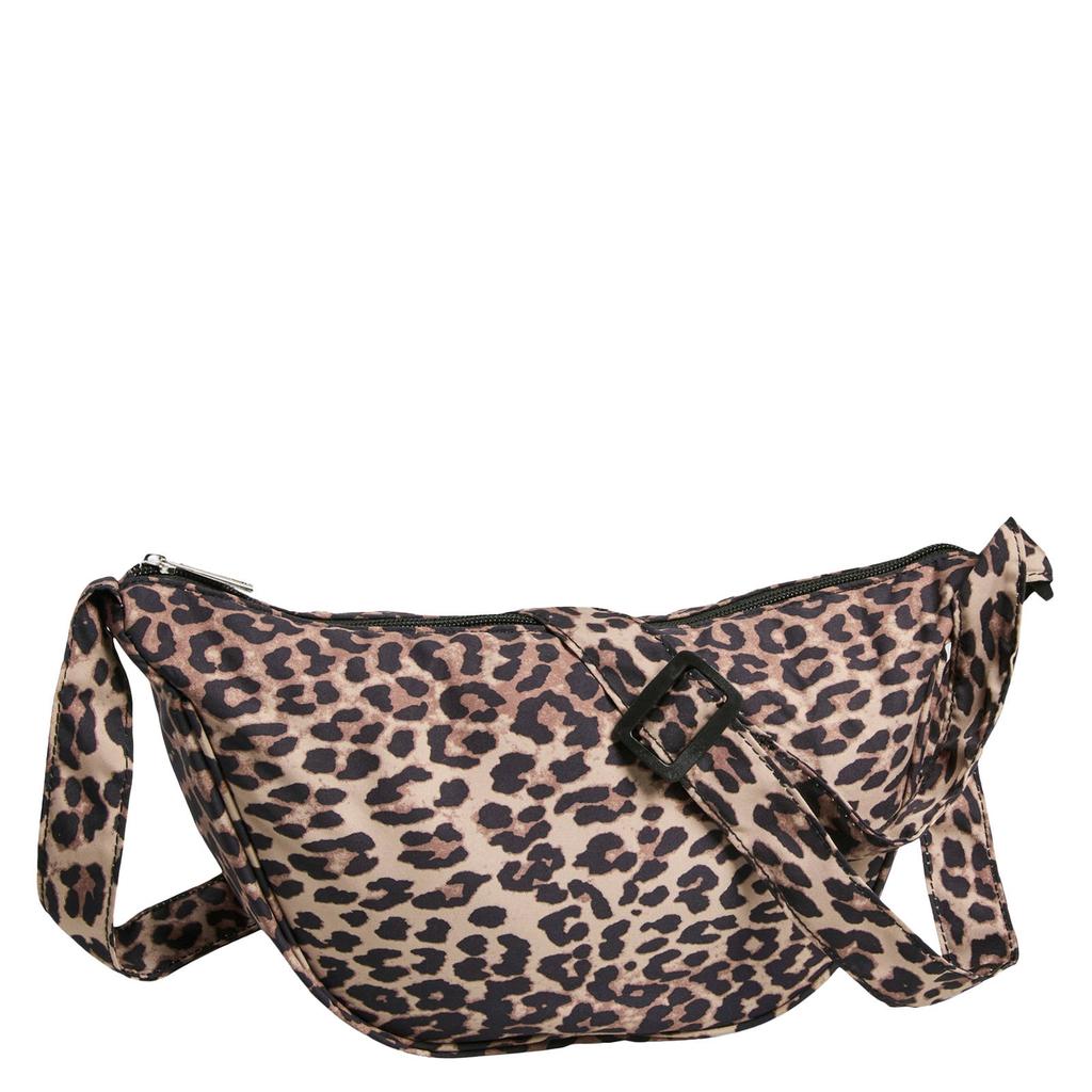 PIECES crossbody tas PCAMANDA met panterprint bruin