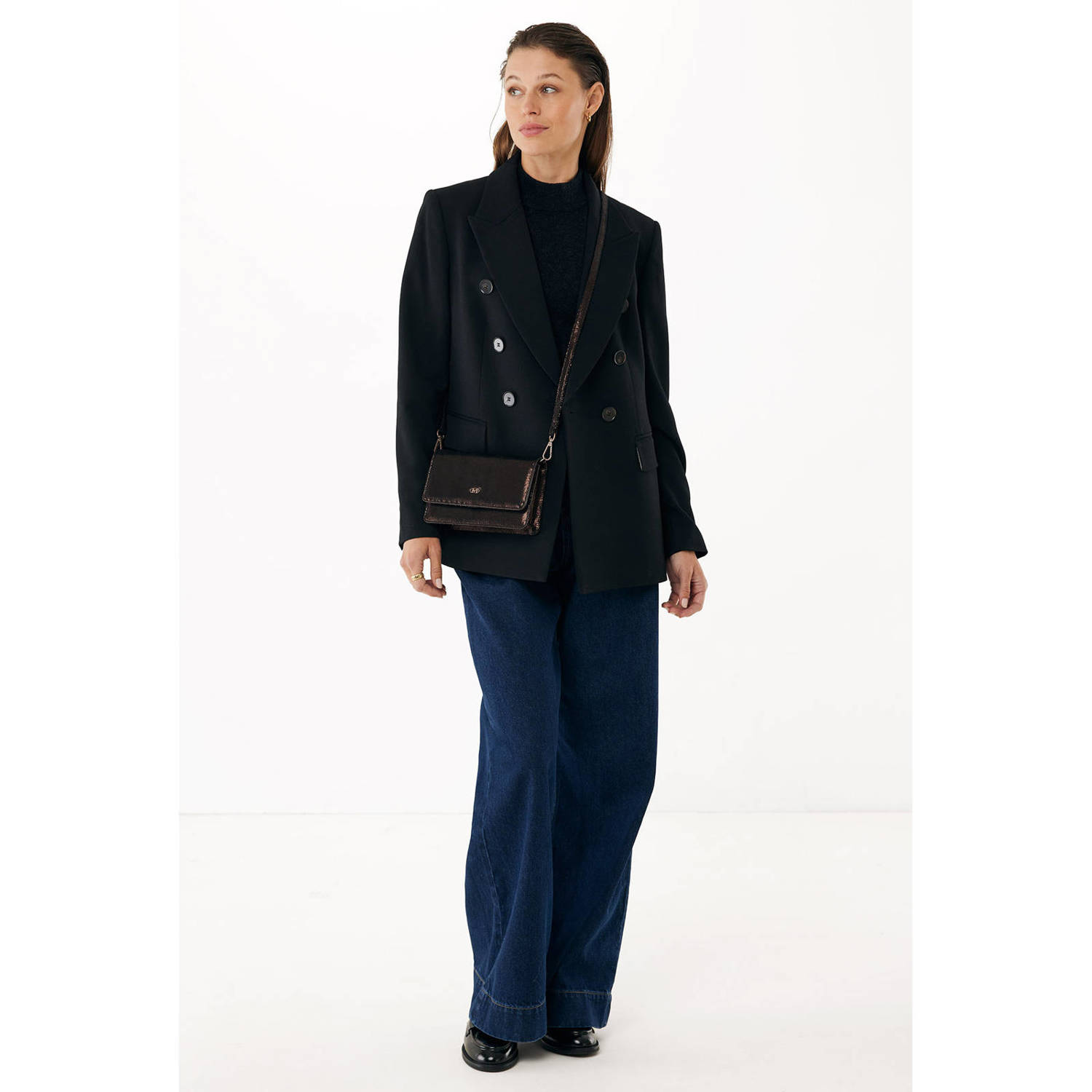 Mexx crossbody tas Rhea donkerbruin