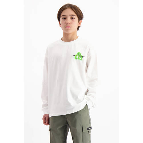 BLACK BANANAS longsleeve met backprint wit afbeelding