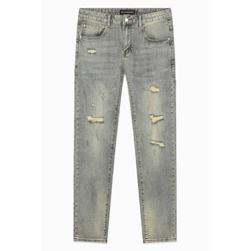 BLACK BANANAS regular waist regular fit jeans medium blue denim afbeelding