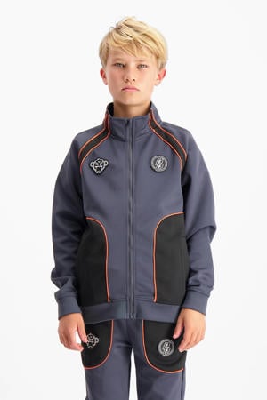 sweatvest antraciet