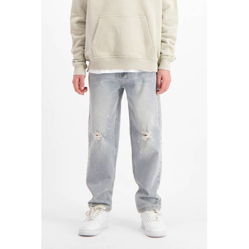 BLACK BANANAS regular waist regular fit jeans light blue denim afbeelding