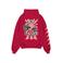 BLACK BANANAS hoodie met backprint rood