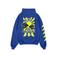 BLACK BANANAS hoodie met backprint blauw