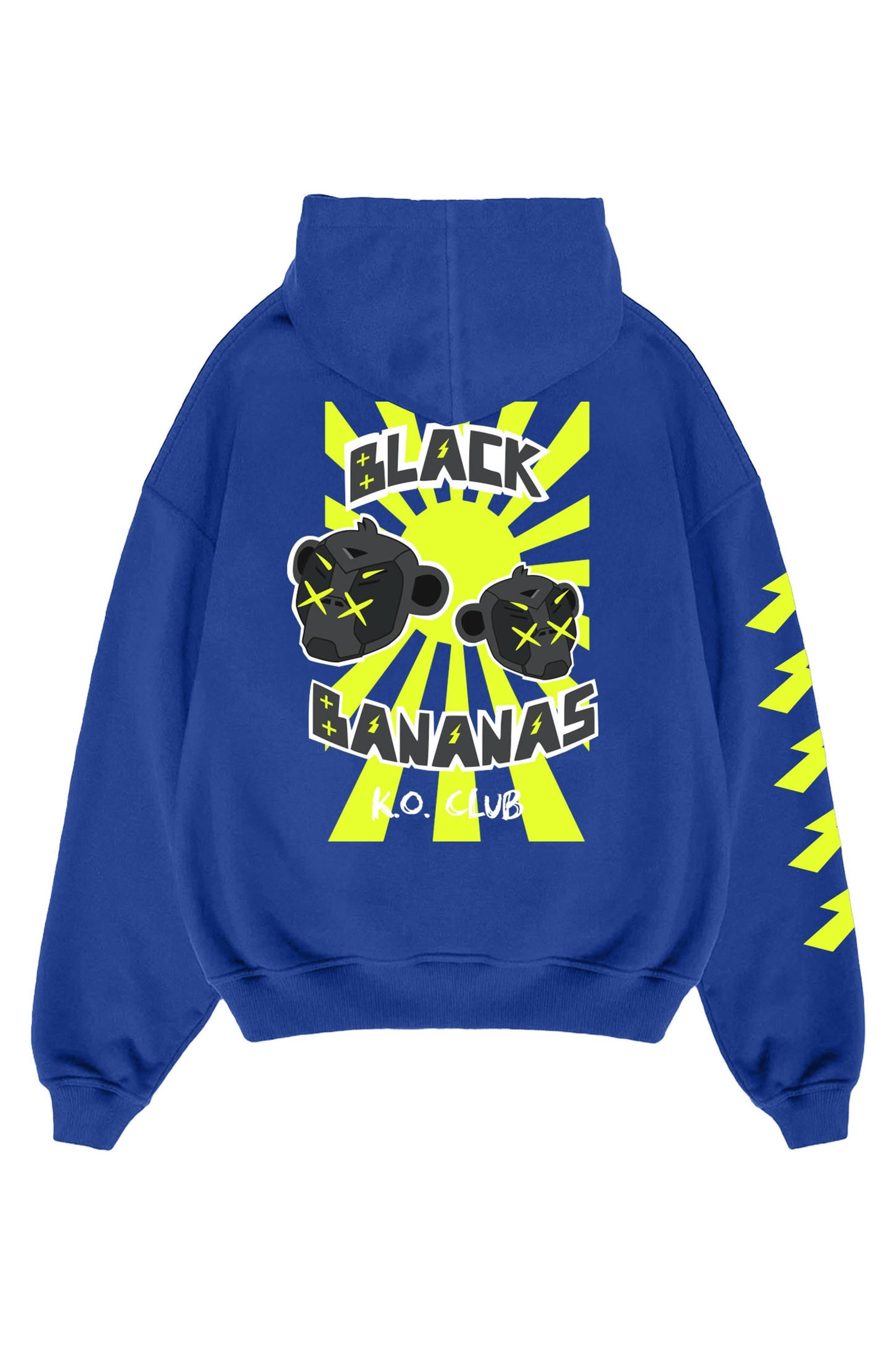 Banana Ritual BLACK BANANAS hoodie met backprint blauw | wehkamp