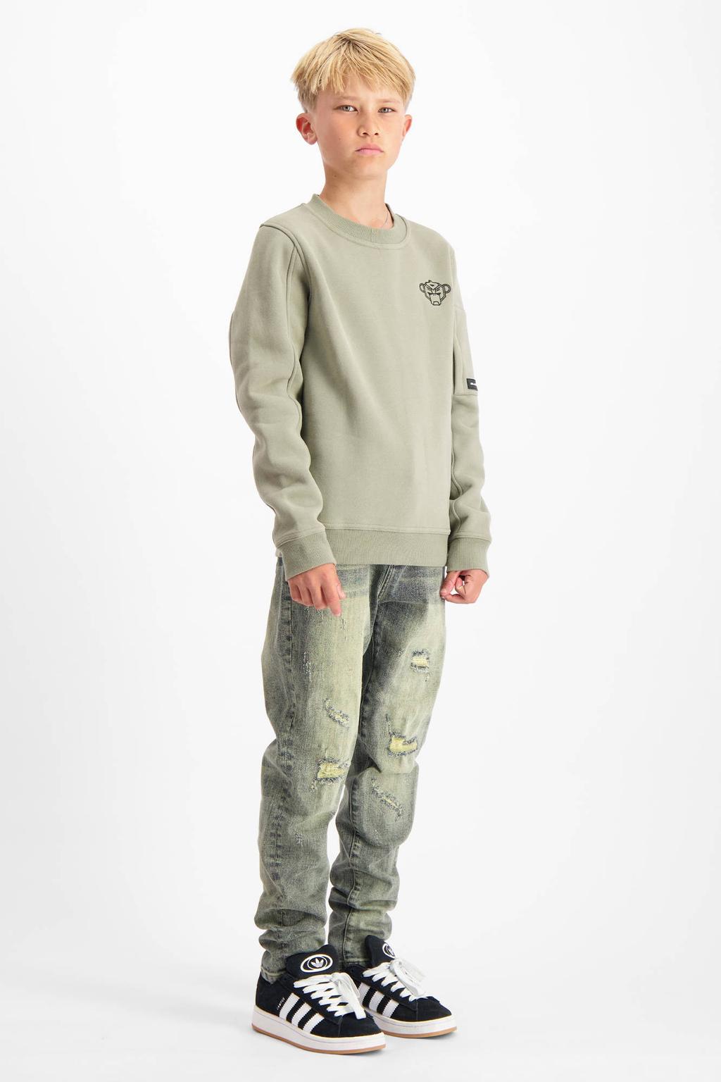 BLACK BANANAS sweater lichtgroen