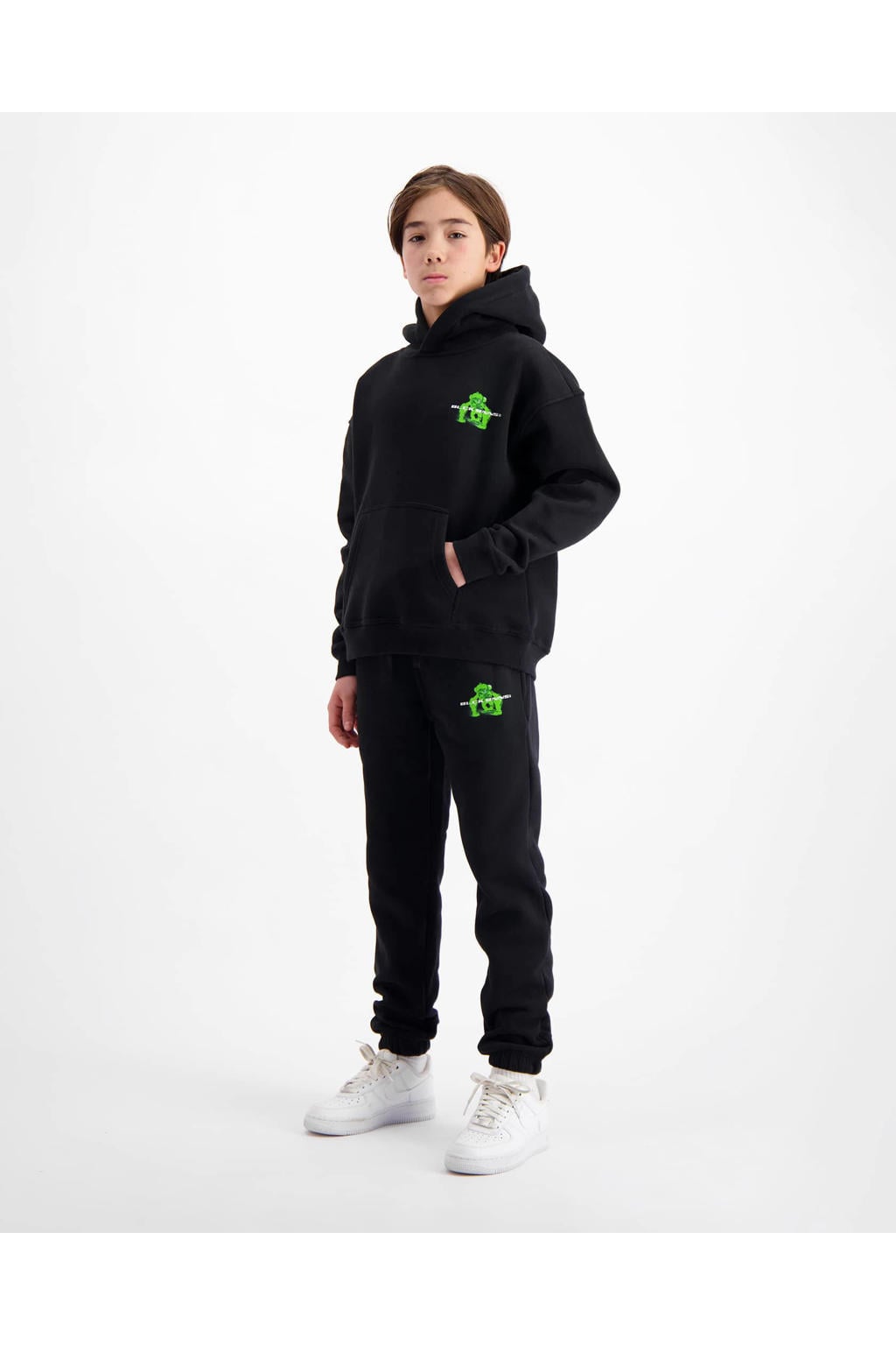 BLACK BANANAS regular sweatpants zwart