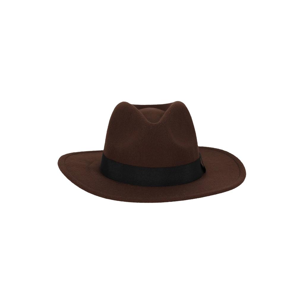 Sarlini cowboyhoed donkerbruin