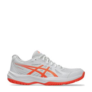 Upcourt 6 zaalsportschoenen wit/oranje