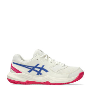 Gel-dedicate 8  tennisschoenen wit/kobaltblauw/fuchsia