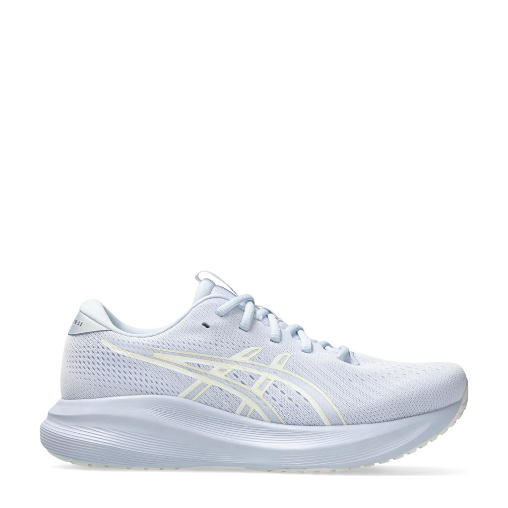 Lichtblauw en ecru dames ASICS GEL-EXCITE 11 hardloopschoenen van mesh/voering: mesh/voetbed: eva met veters