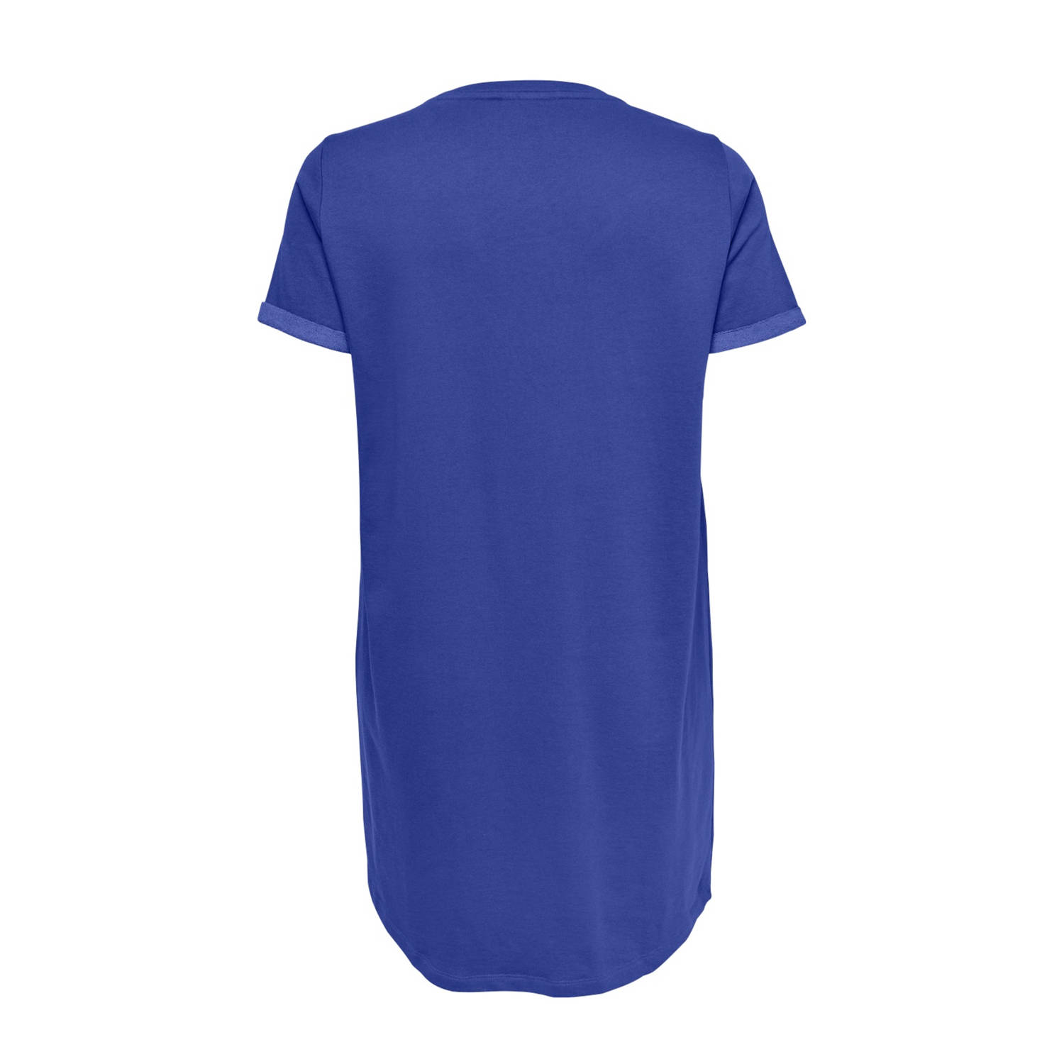 ONLY CARMAKOMA t-shirtjurk blauw