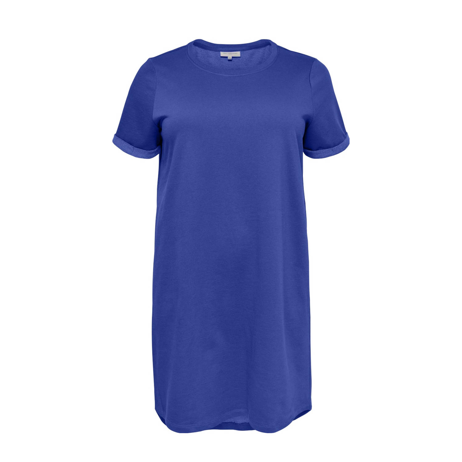 ONLY CARMAKOMA t-shirtjurk blauw