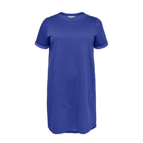 ONLY CARMAKOMA t-shirtjurk blauw afbeelding