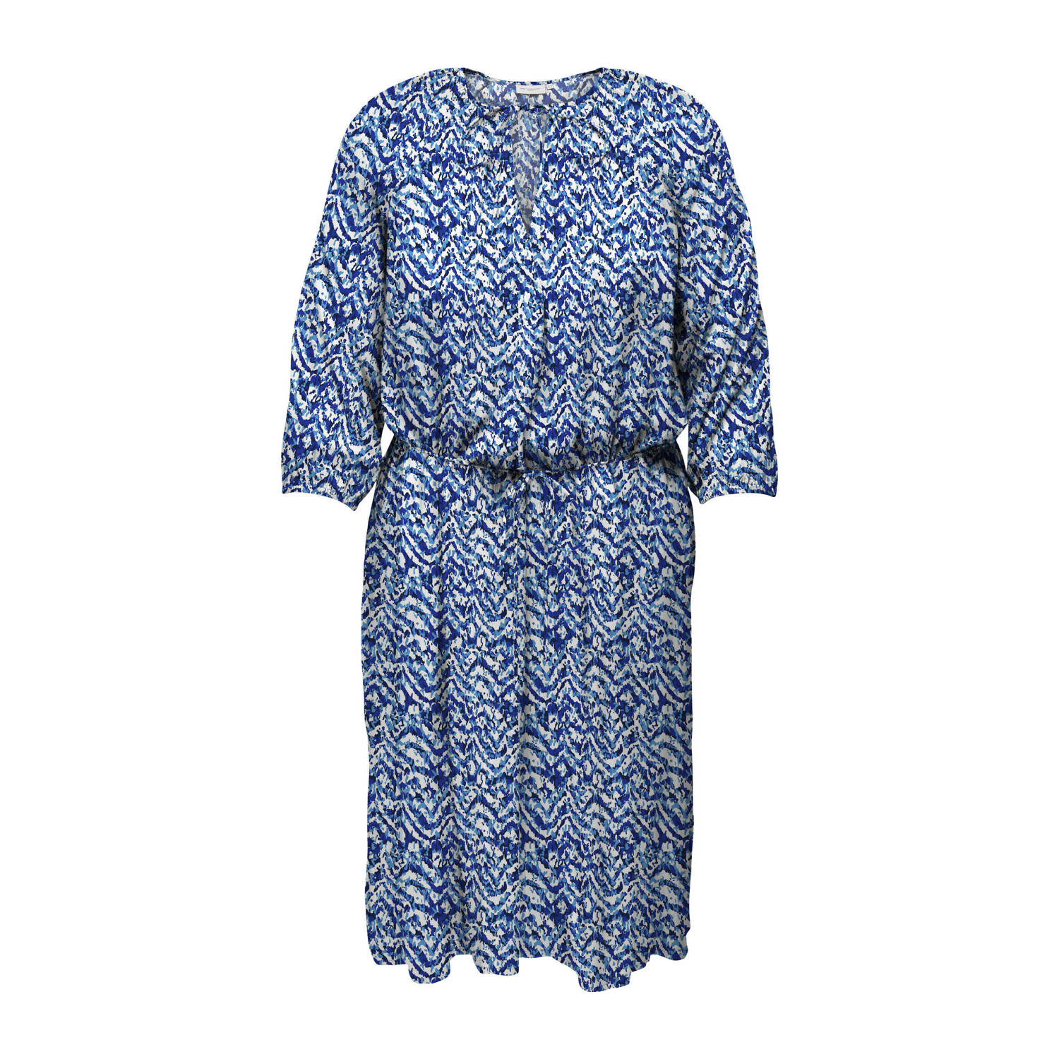 ONLY CARMAKOMA midi jurk blauw