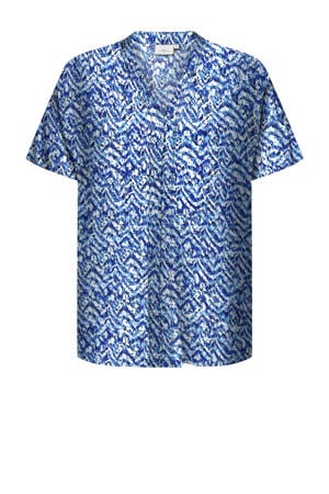 blousetop blauw