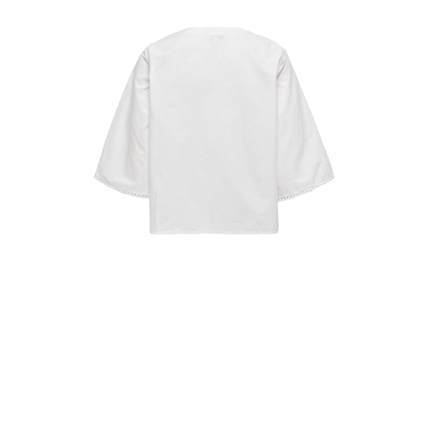 ONLY CARMAKOMA top wit broderie