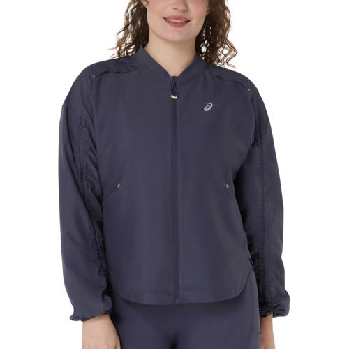 ASICS hardloopjack Nagino donkerblauw afbeelding