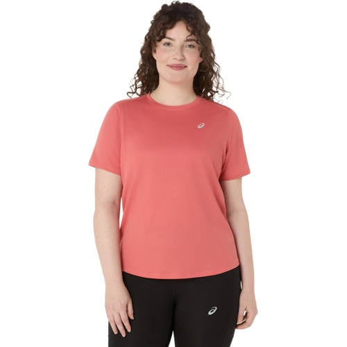 ASICS hardloopshirt Core donkerroze afbeelding