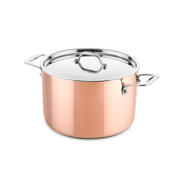thumbnail: DUCQ  Pannenset Koper 6-Delig - Kookpan ø 20, 20, 24 cm & Steelpan ø 16 cm & Braadpan ø 28 cm & Koekenpan ø 26 cm + Deksels