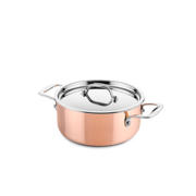 thumbnail: DUCQ  Pannenset Koper 6-Delig - Kookpan ø 20, 20, 24 cm & Steelpan ø 16 cm & Braadpan ø 28 cm & Koekenpan ø 26 cm + Deksels