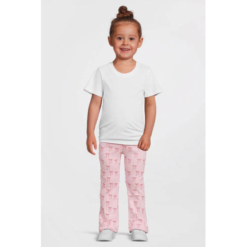 Quapi Mini regular flared broek roze afbeelding