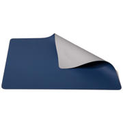 thumbnail: Cookinglife Placemats - Dubbelzijdig - Vegan leer - Grijs / Blauw 46 x 33 cm - 6 Stuks