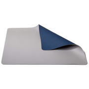 thumbnail: Cookinglife Placemats - Dubbelzijdig - Vegan leer - Grijs / Blauw 46 x 33 cm - 6 Stuks