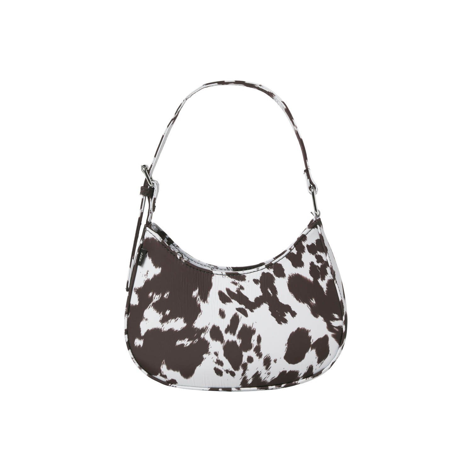 JJXX schoudertas met koeienprint JXLEXINGTON bruin