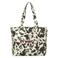 JJXX shopper met koeienprint JXBETHANY ecru/bruin