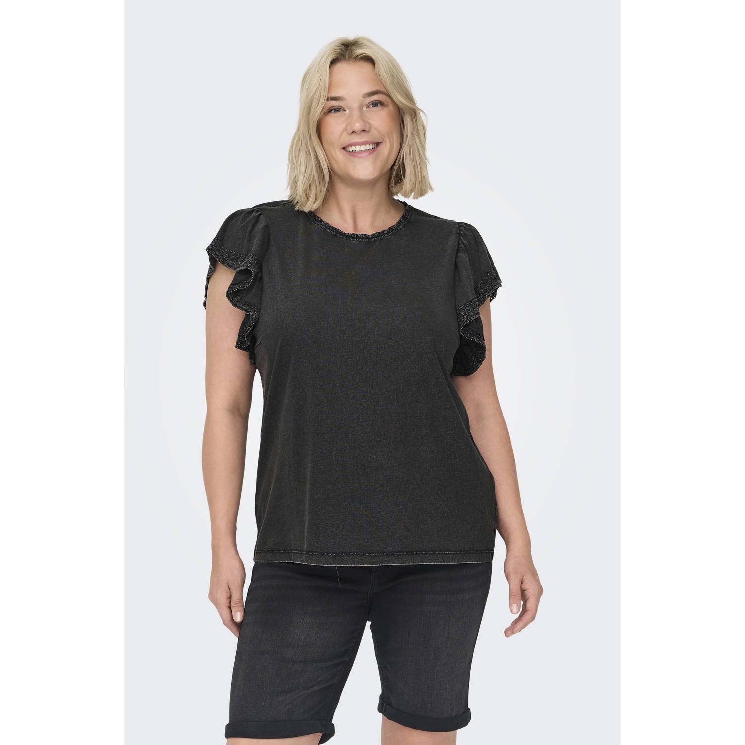 ONLY CARMAKOMA top zwart