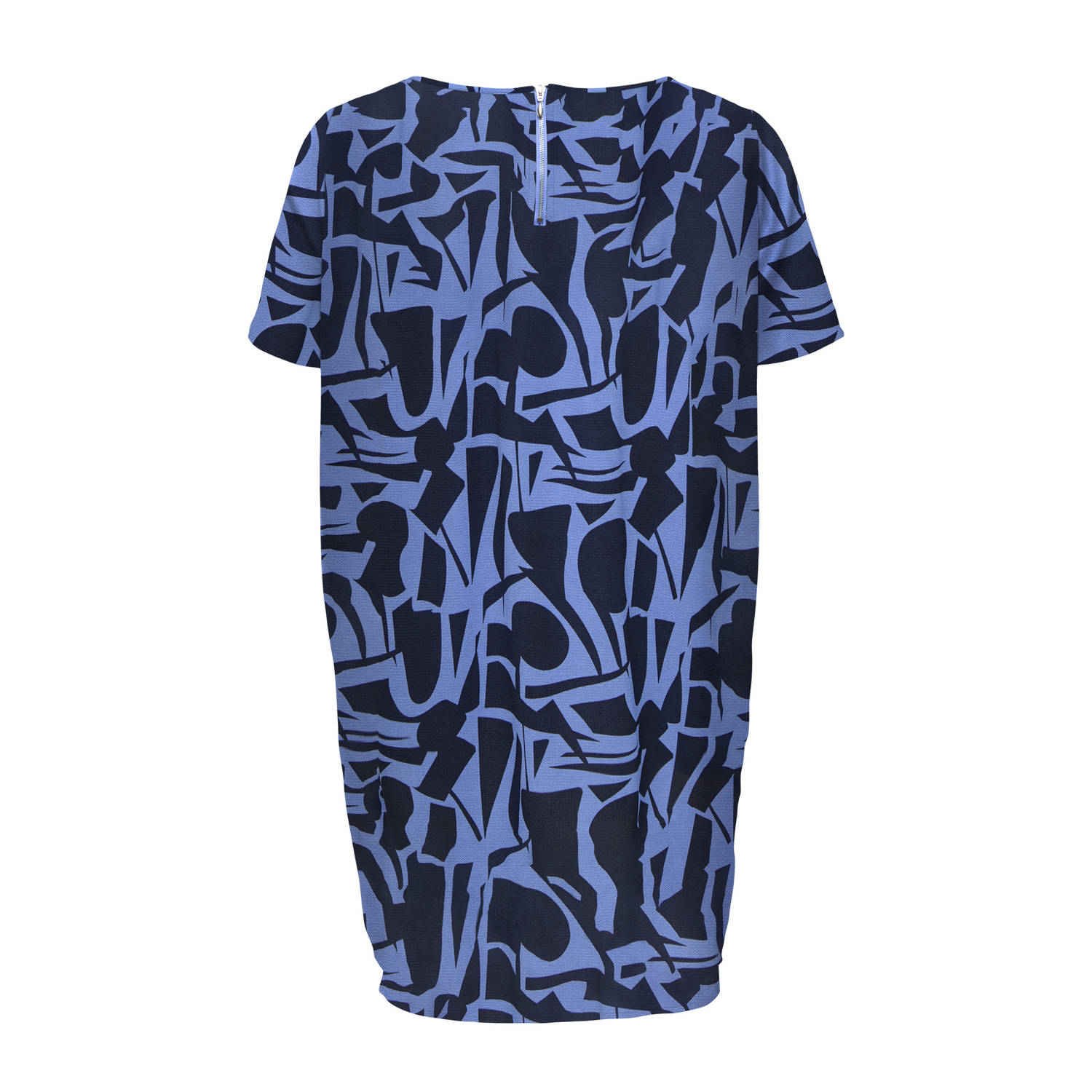 ONLY CARMAKOMA korte jurk blauw