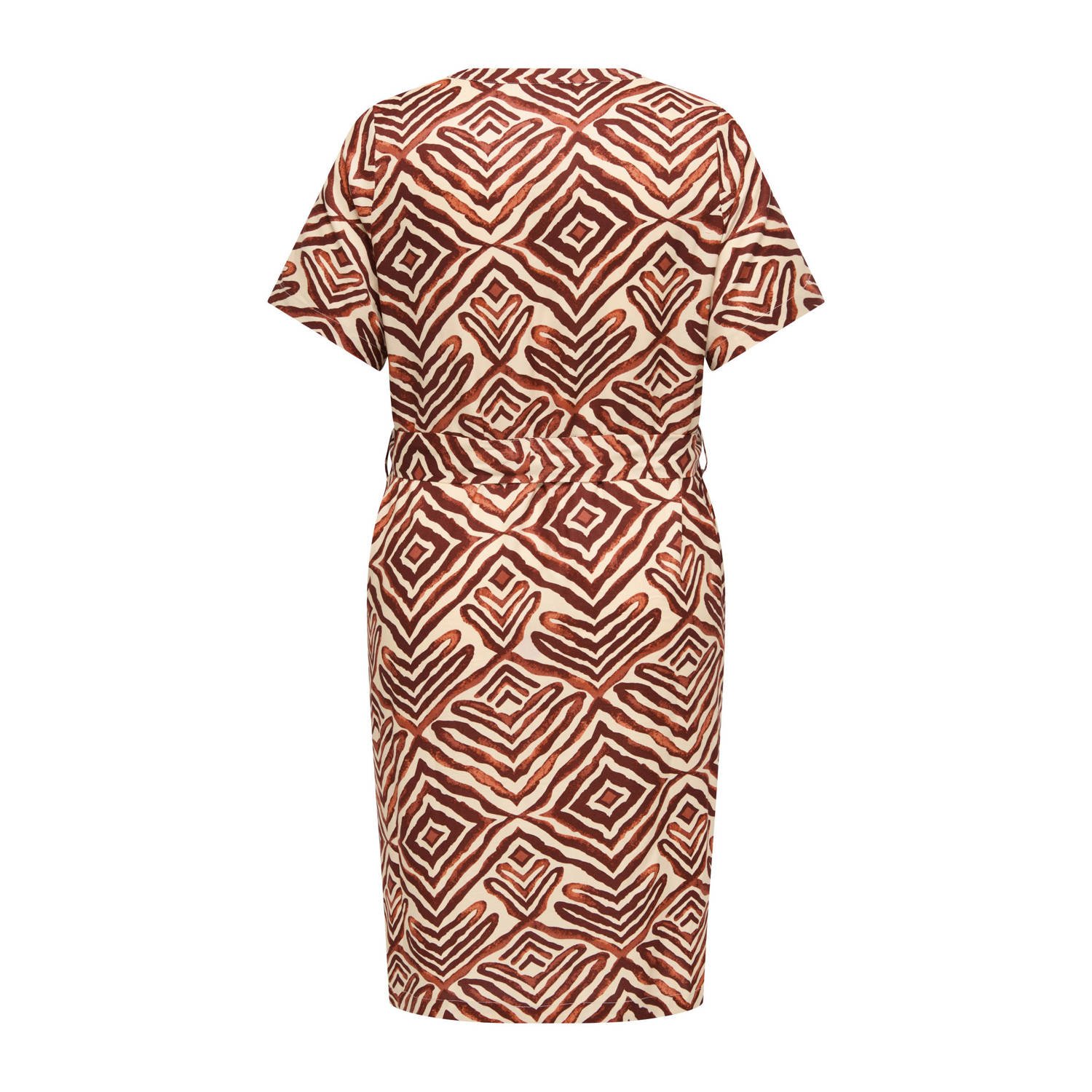 ONLY CARMAKOMA zomerjurk oranje