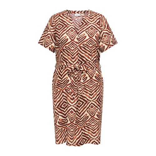 ONLY CARMAKOMA zomerjurk oranje afbeelding