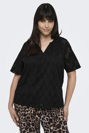 blousetop zwart