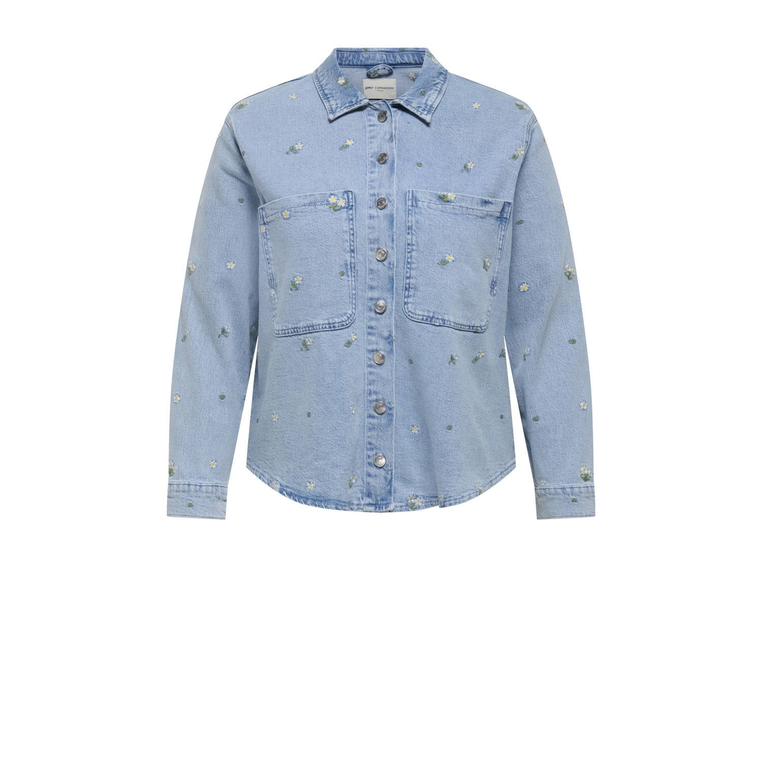 ONLY CARMAKOMA denim blouse light blue denim