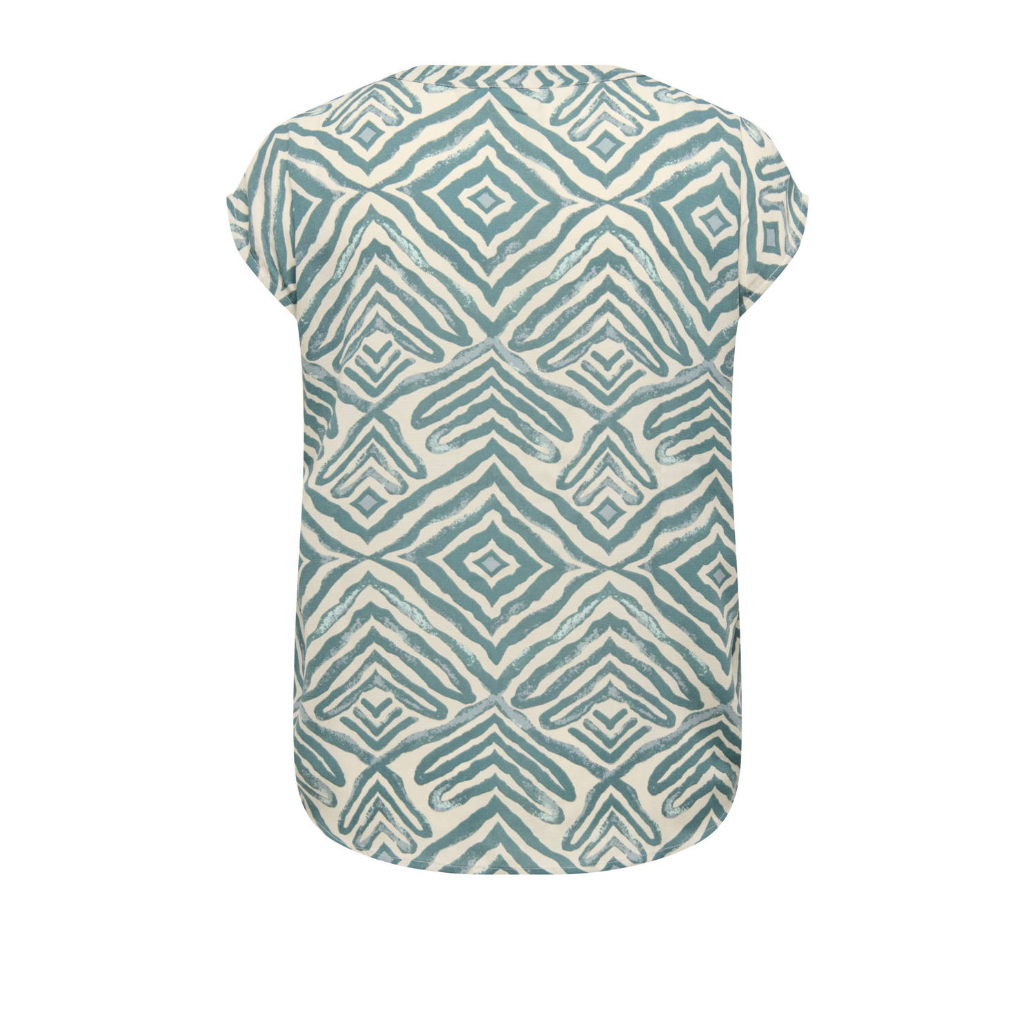 ONLY CARMAKOMA Blouse met korte mouwen CARSHILLA SL SHIRT AOP VIS BS
