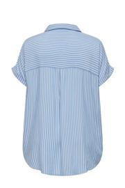 thumbnail: ONLY CARMAKOMA blouse blauw/wit