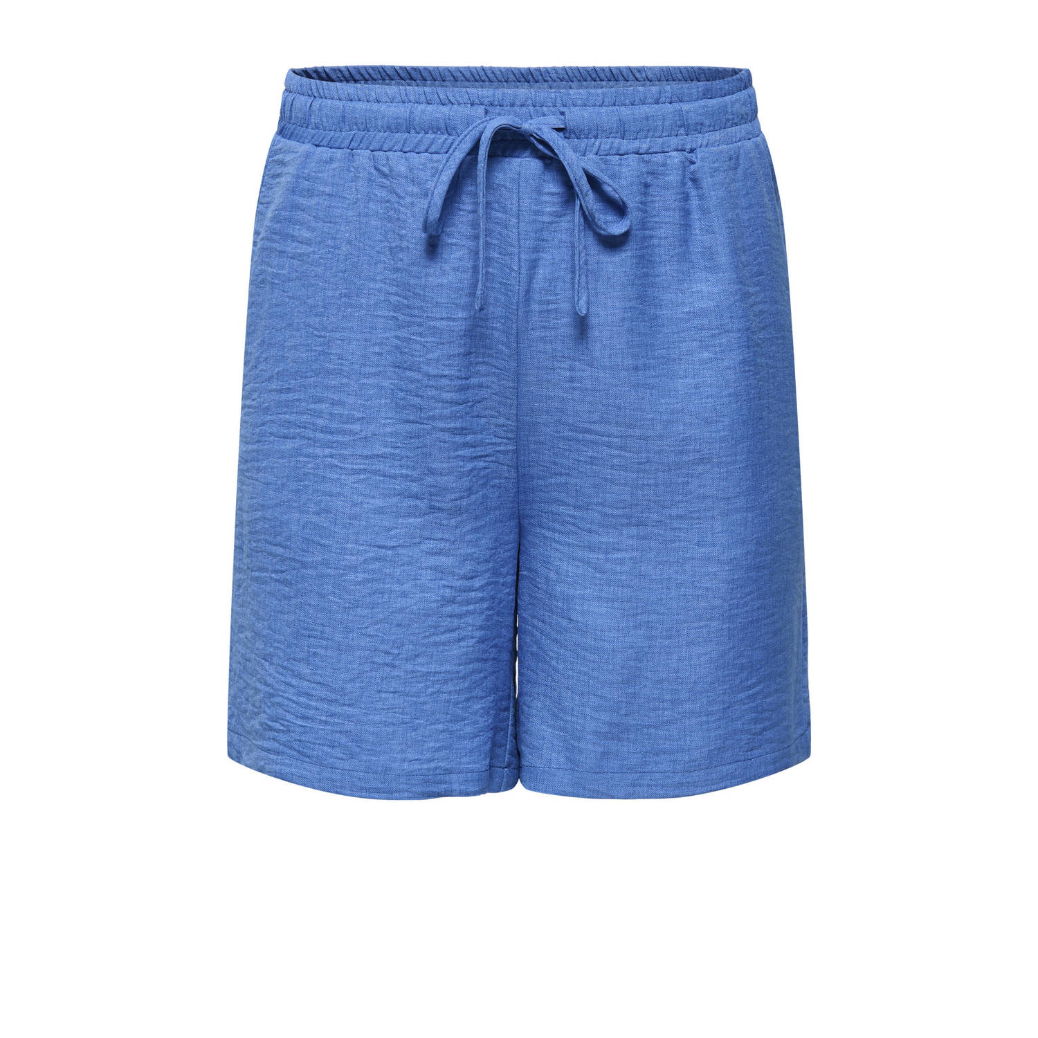 ONLY CARMAKOMA regular high waist casual short blauw