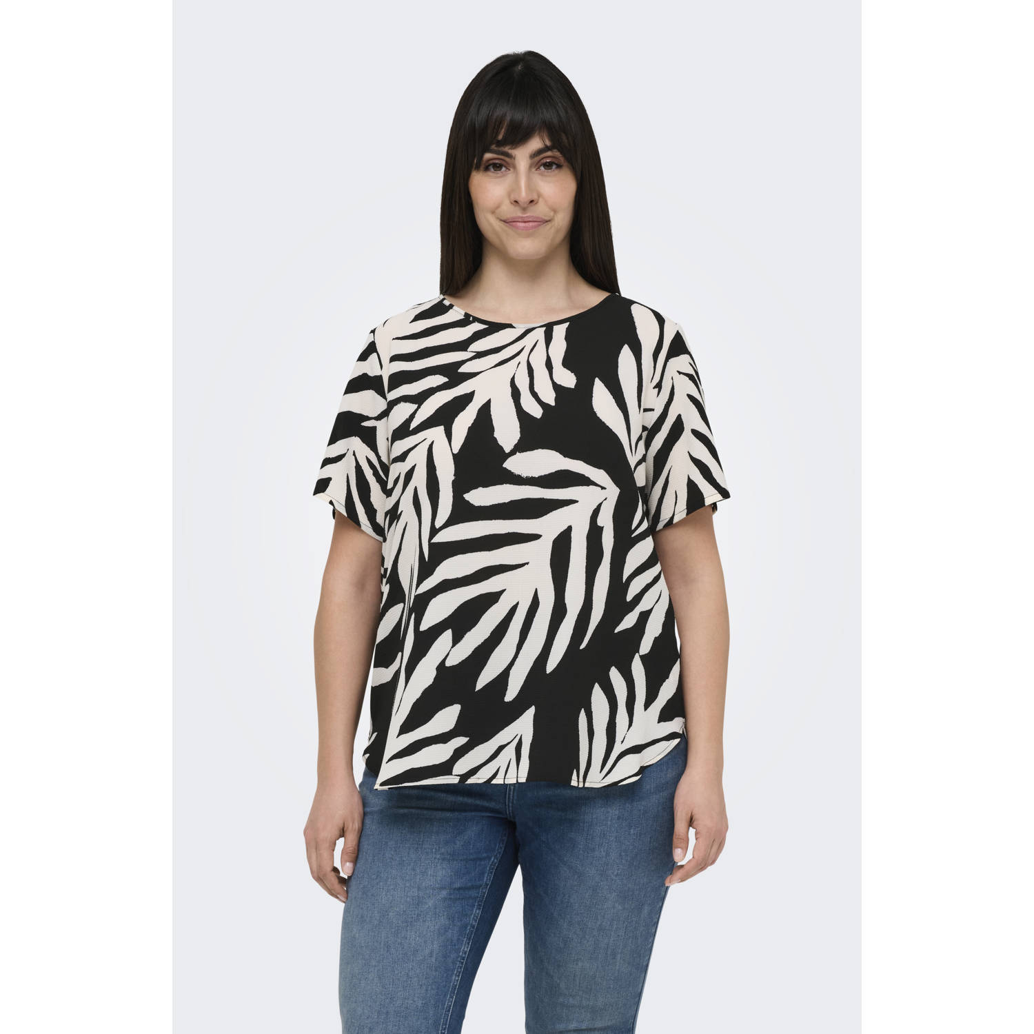 ONLY CARMAKOMA Shirtblouse CARVICA SS TOP WVN NOOS