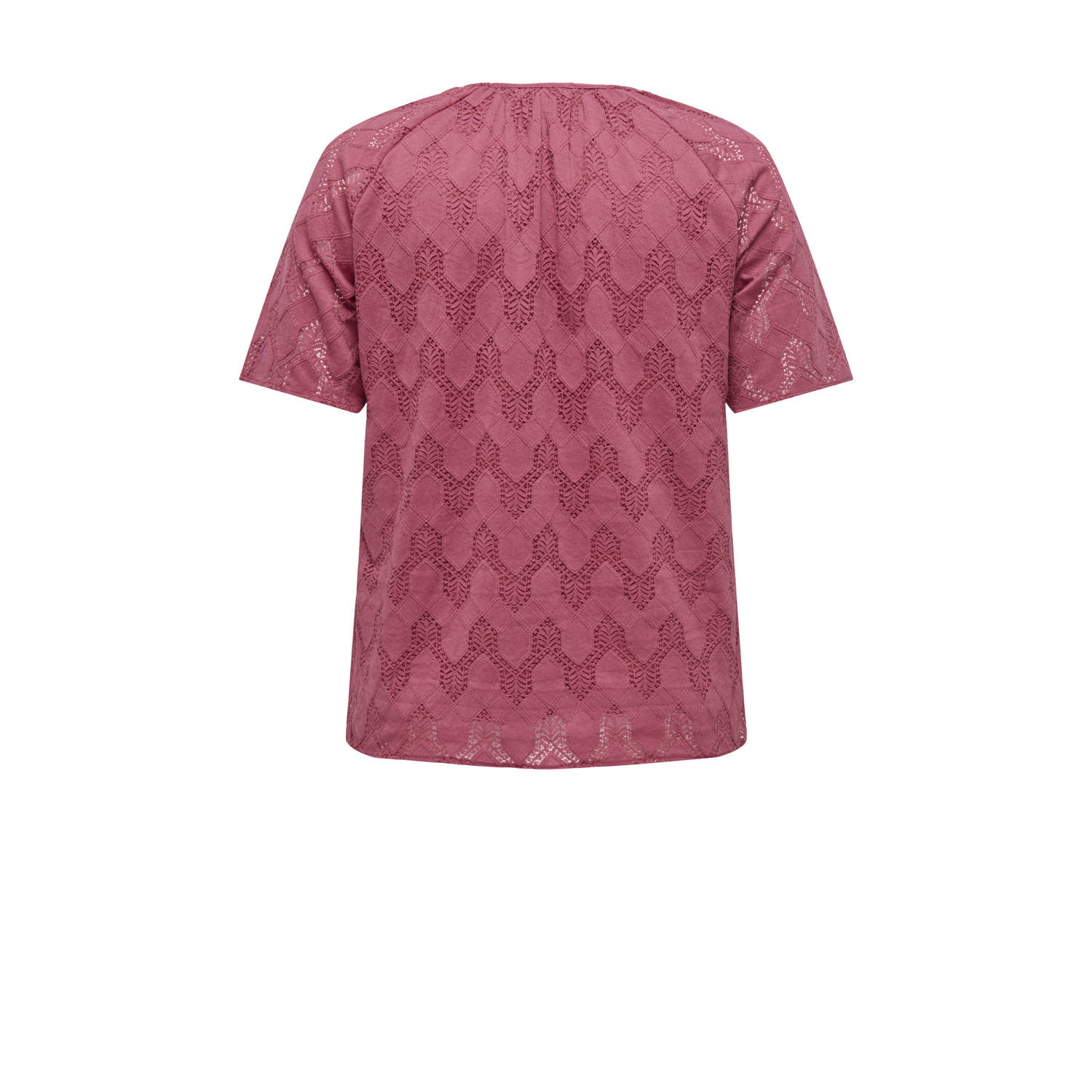 ONLY CARMAKOMA blousetop roodbruin