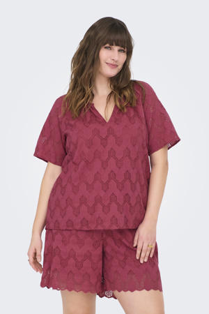 blousetop roodbruin