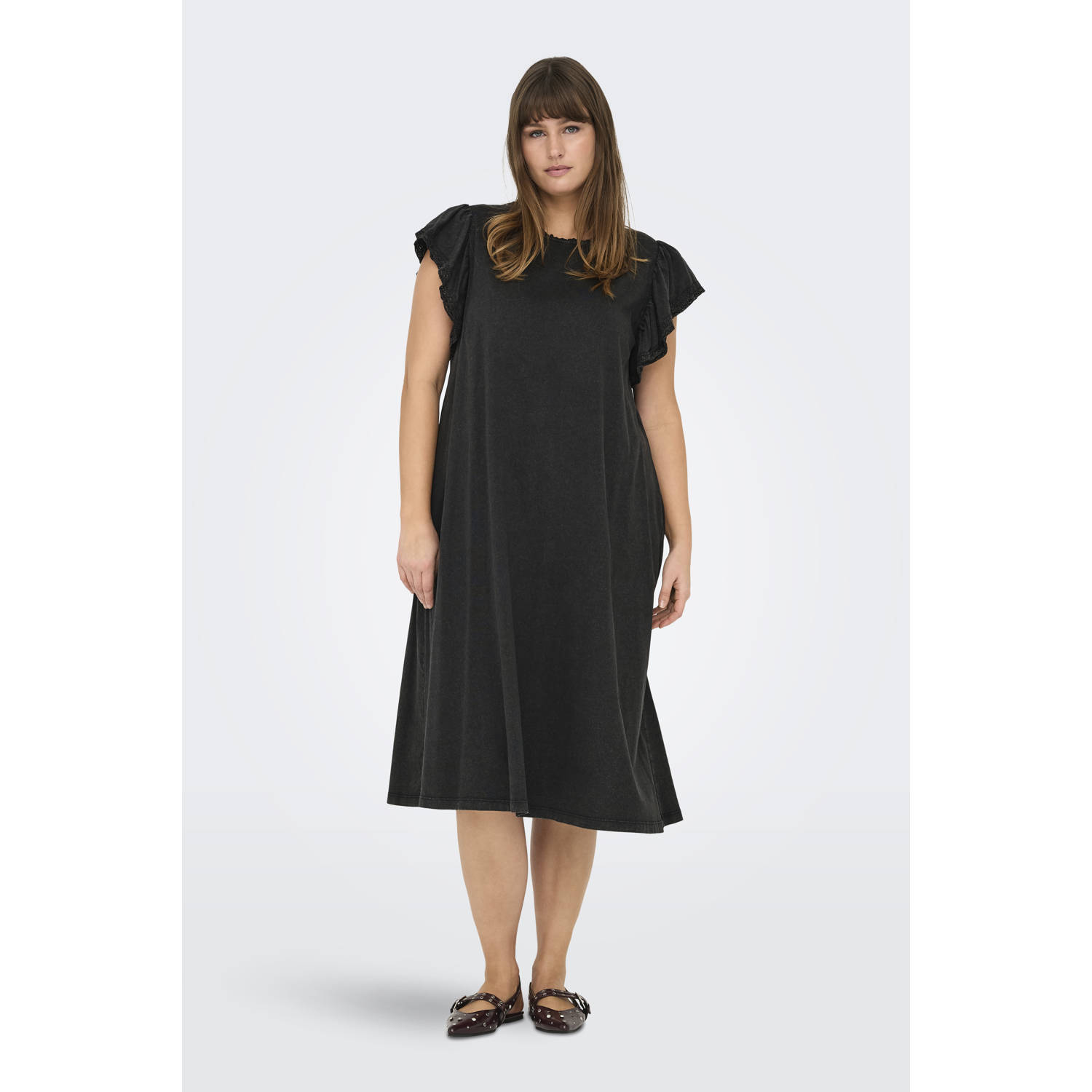 ONLY CARMAKOMA zomerjurk zwart