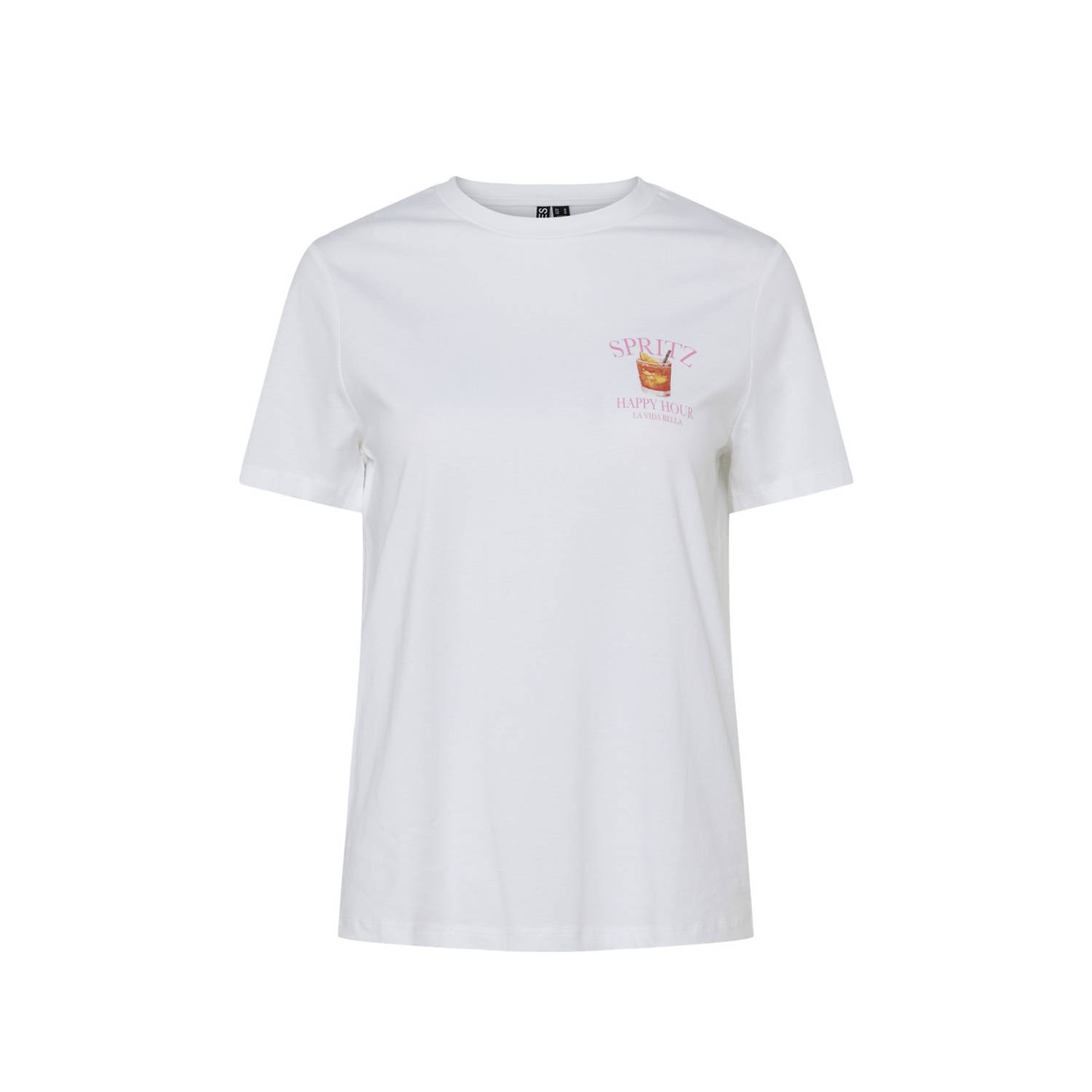 PIECES Curve T-shirt wit