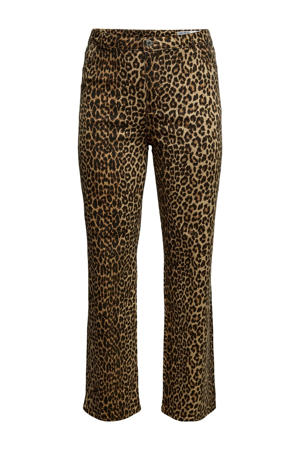 high waist wide leg jeans bruin