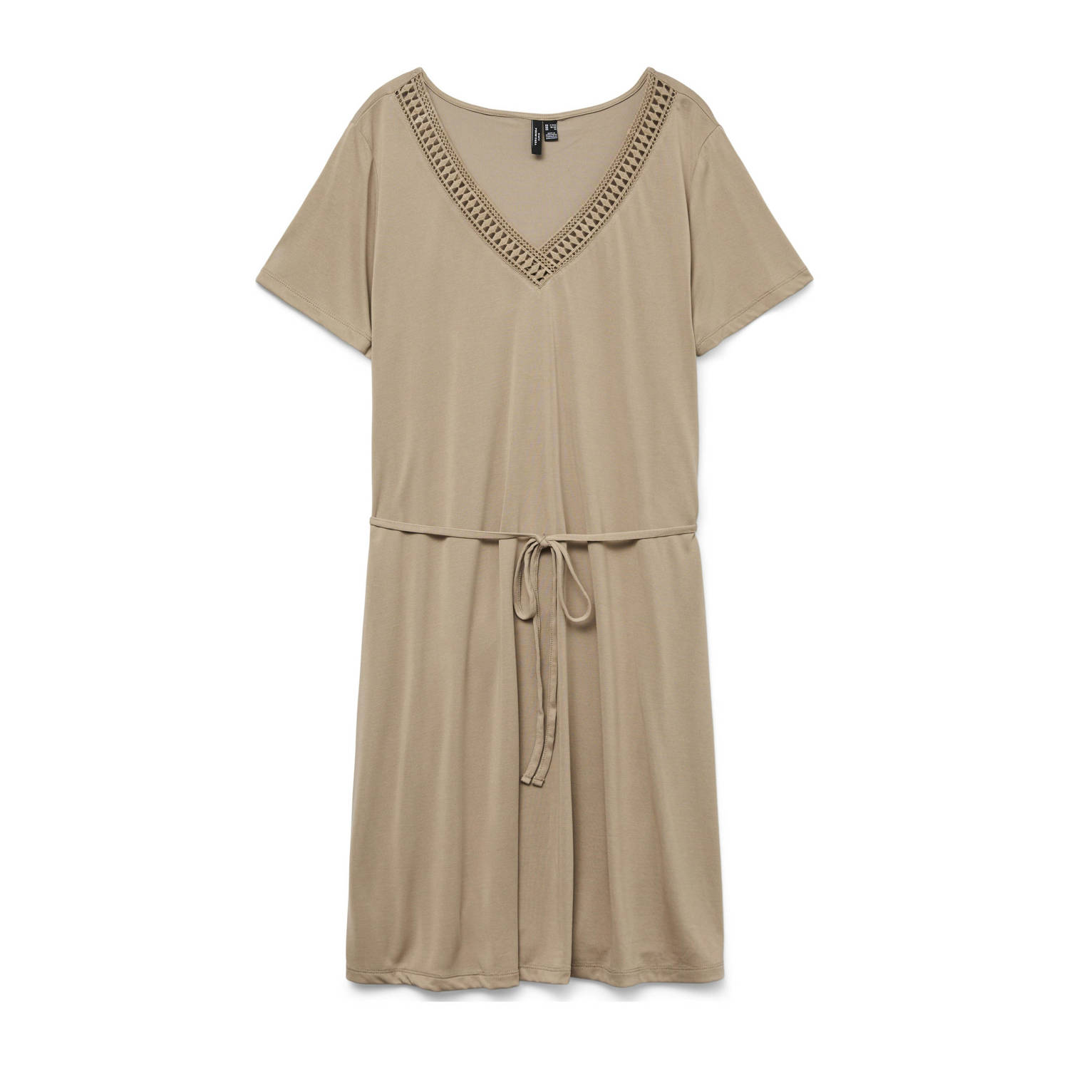 VERO MODA CURVE zomerjurk taupe