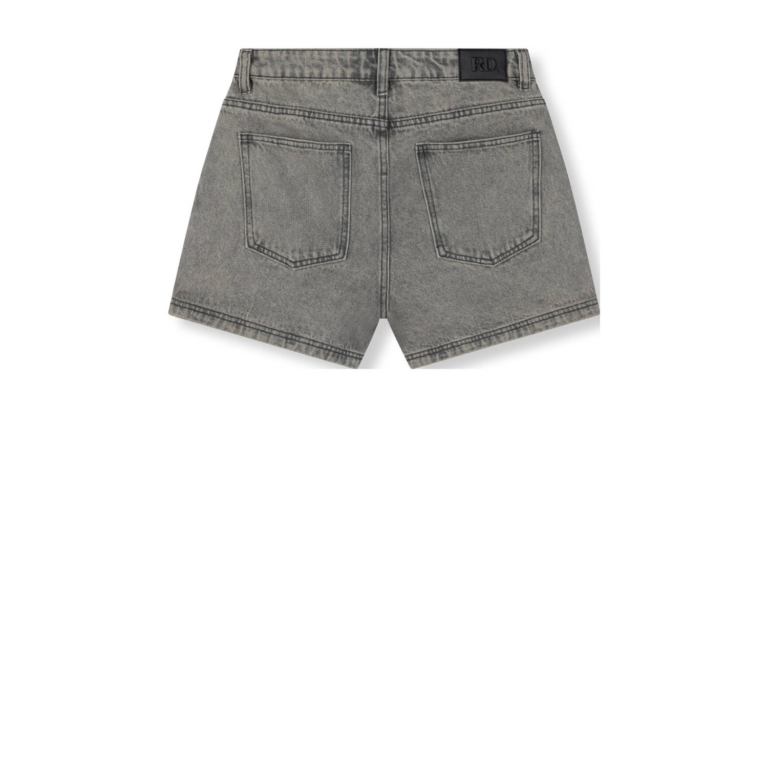Refined Department denim wide leg regular waist short grey denim